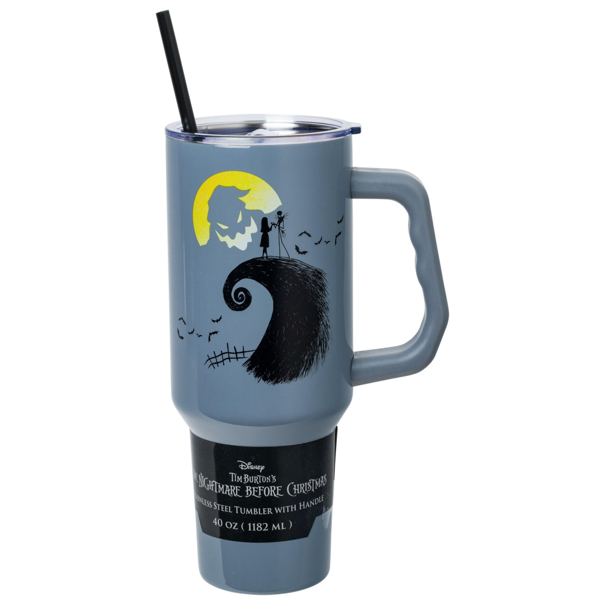Silver Buffalo Spongebob Squarepants, Stainless Steel Tumbler, 40oz