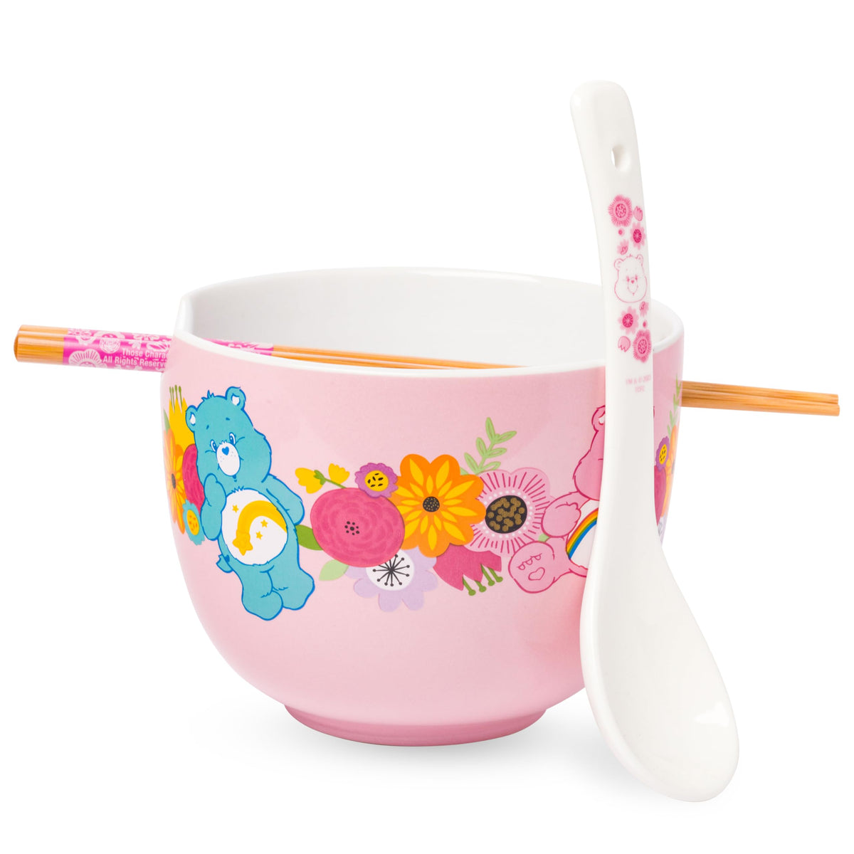 Silver Buffalo Pokémon Pikachu Fruit, Ramen Bowl with Chopsticks, 20oz