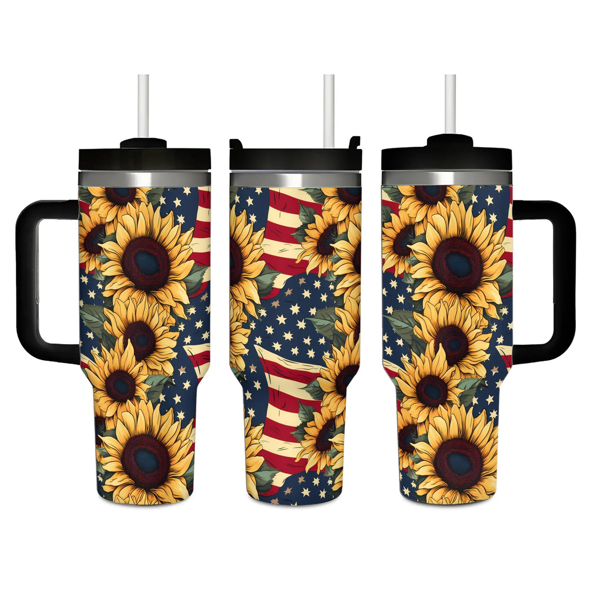 Red Ladybugs Vacuum Insulated Travel Tumbler 40 oz (1200 ml)