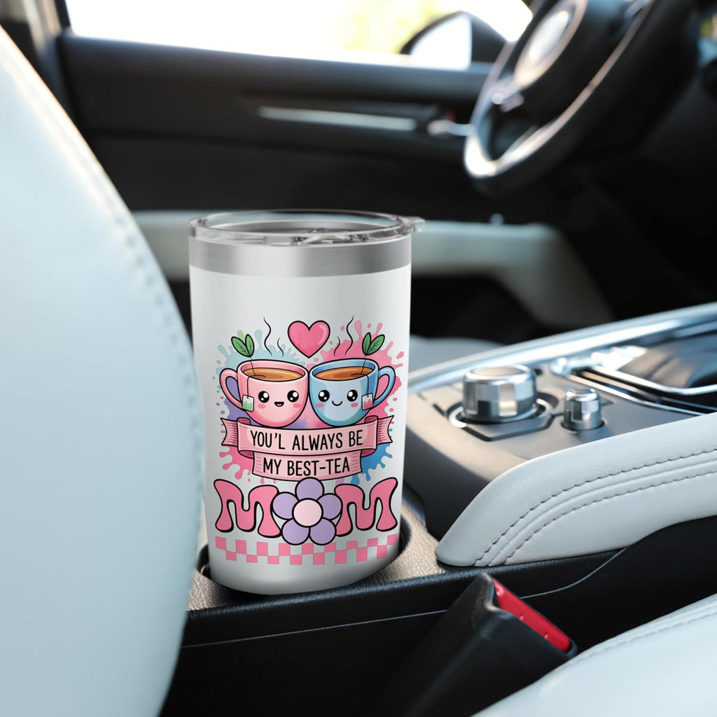 Best Mother Cartoon Funny Mom You'll Always Be My Best-tea Stainless Steel Insulated Tumbler