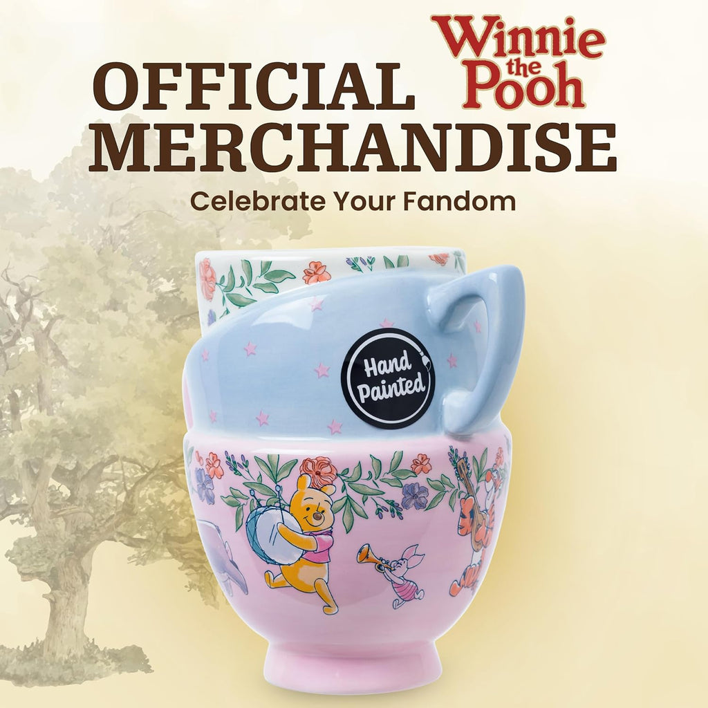 Silver Buffalo Disney Winnie the Pooh Band Music, 3D Sculpted Mug, 20oz