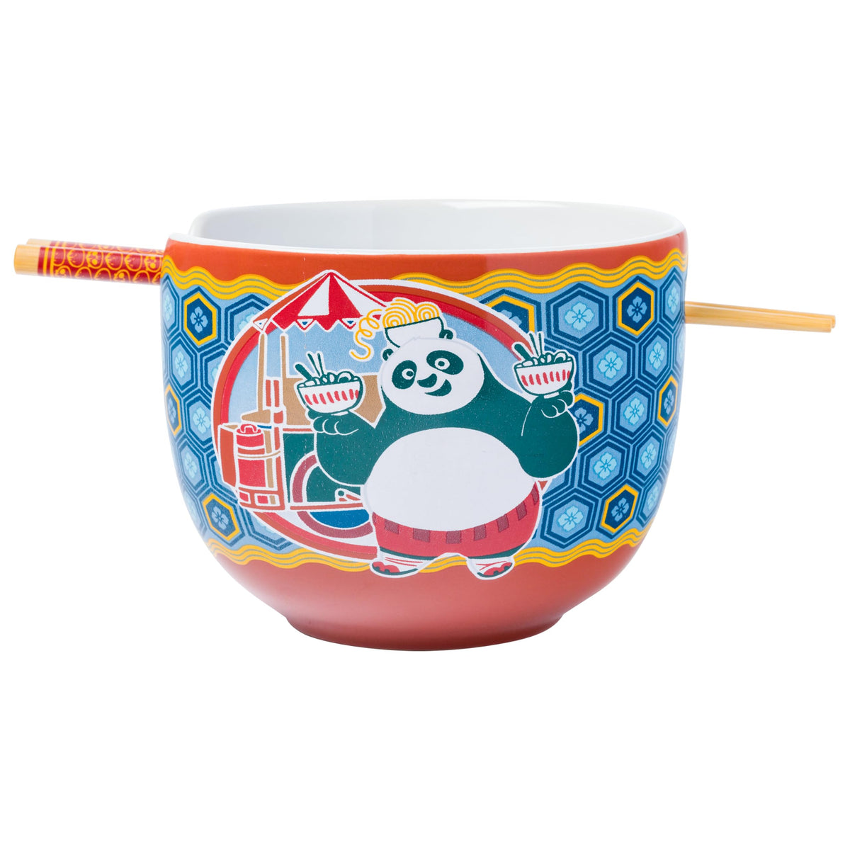 Silver Buffalo Pokémon Pikachu Fruit, Ramen Bowl with Chopsticks, 20oz
