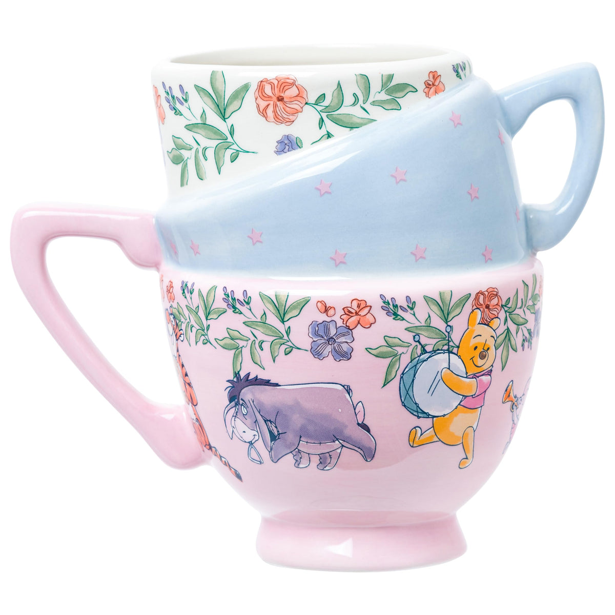 Silver Buffalo Disney Winnie the Pooh Band Music, 3D Sculpted Mug, 20oz