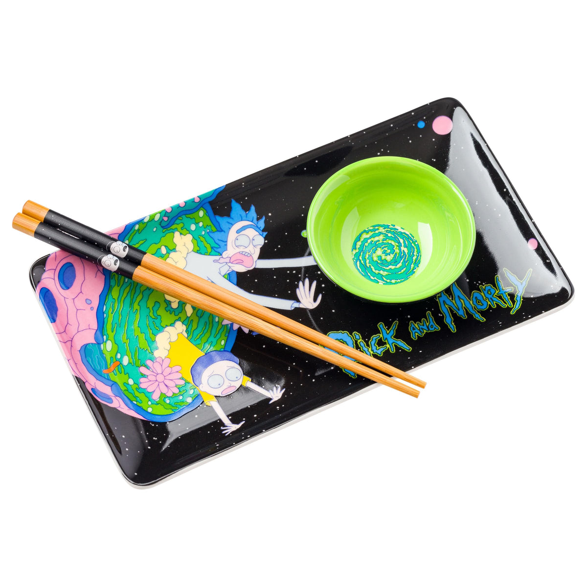 Silver Buffalo Scooby Doo Feed Me Retro, Ceramic Sushi Set