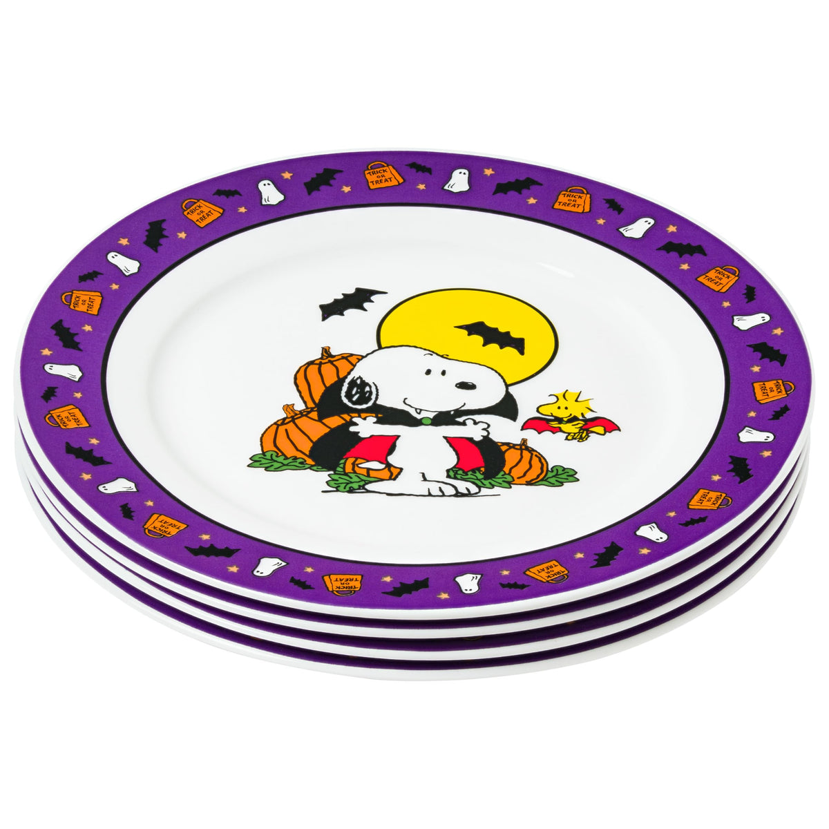 Silver Buffalo Sanrio Hello Kitty Halloween Skeleton Costume, Ceramic Plate