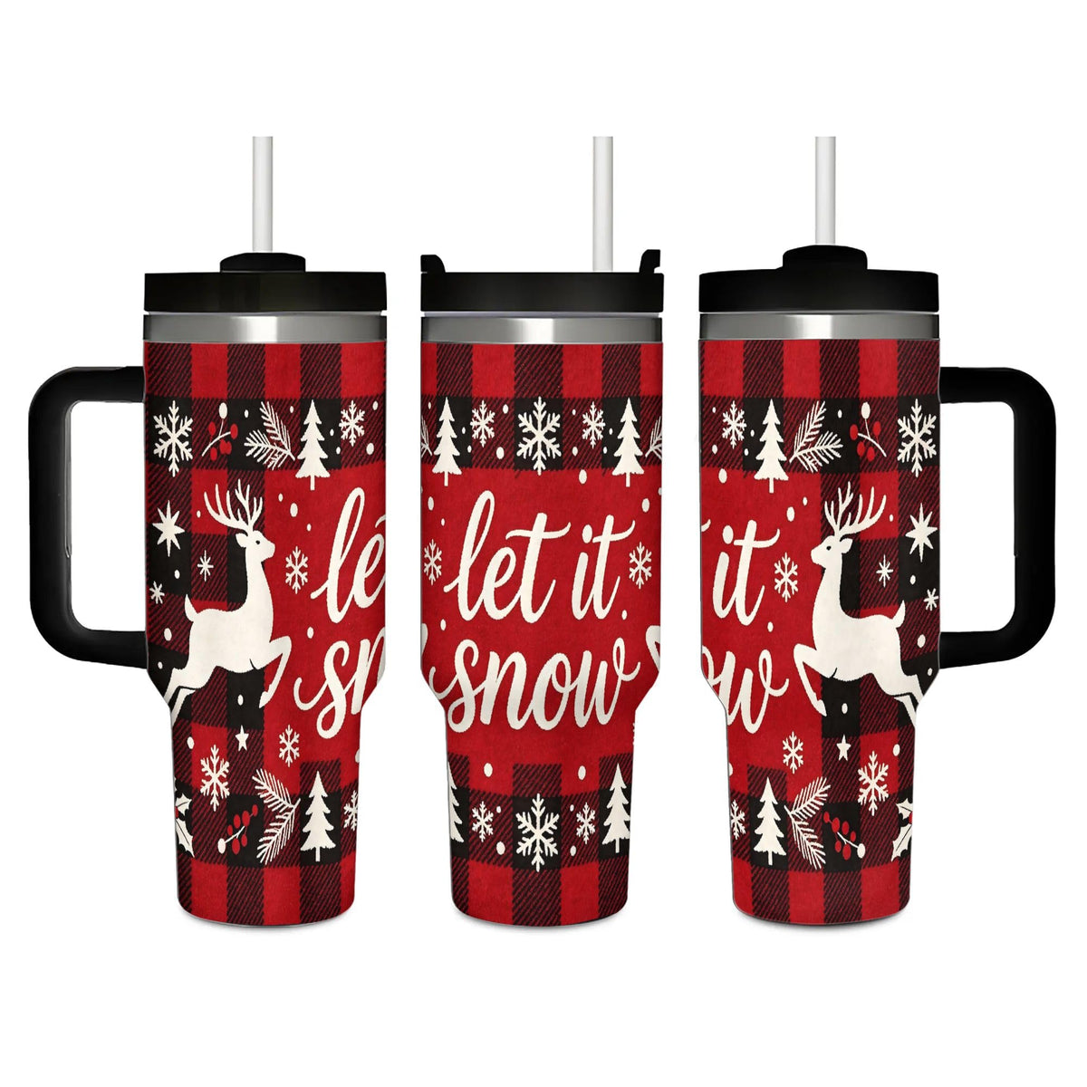 Red Ladybugs Vacuum Insulated Travel Tumbler 40 oz (1200 ml)