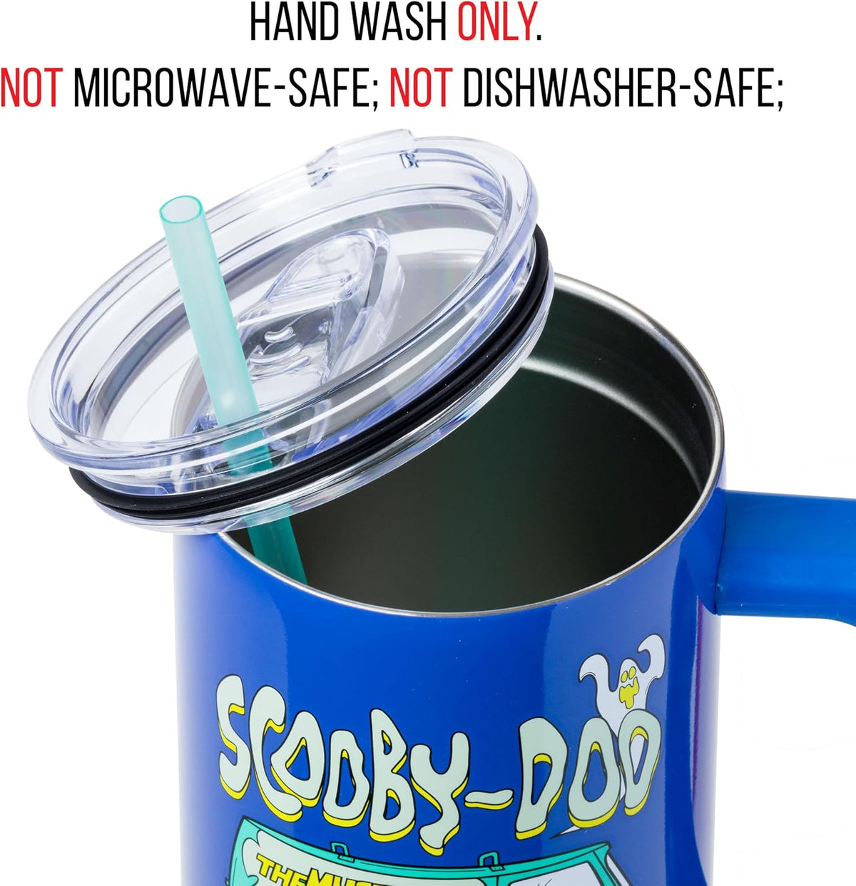 Silver Buffalo Scooby-Doo Where Are You, Stainless Steel Tumbler, 40oz