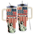 40oz Cats Tumbler Gifts for Women, Cute Cat Water Bottle with Handle & Straw